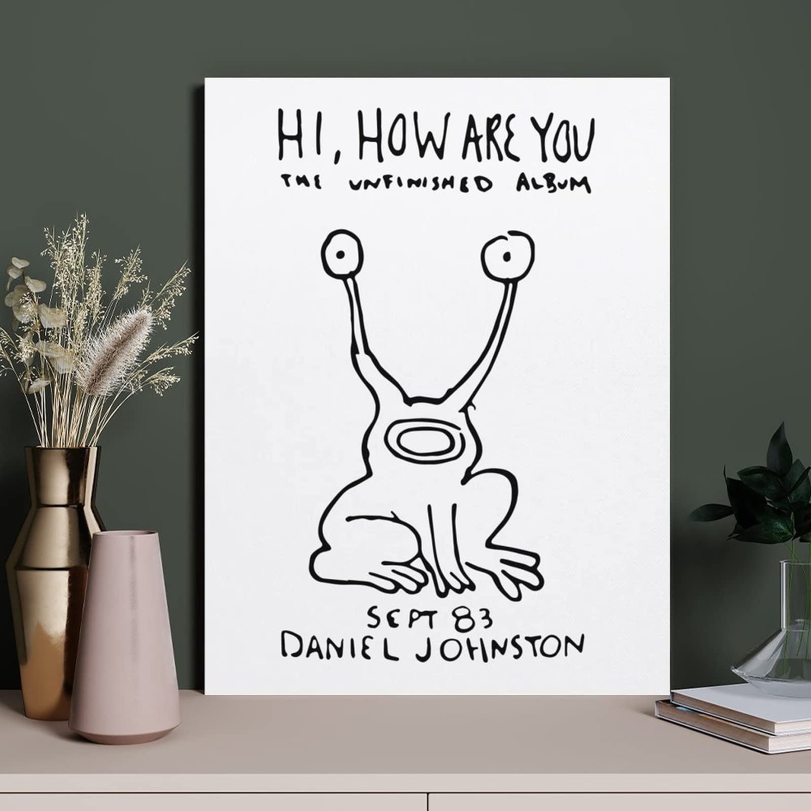 Amazon.co.jp: ポスター 装飾画 Daniel Johnston ダニエル